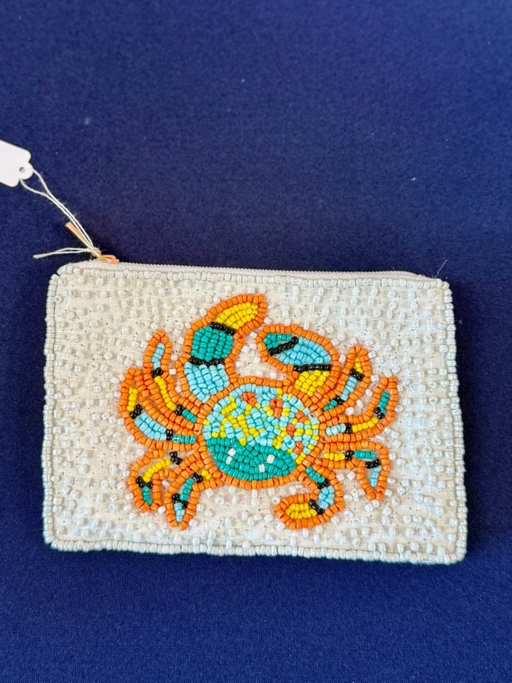 Beaded Colorful Crab Coin Purse